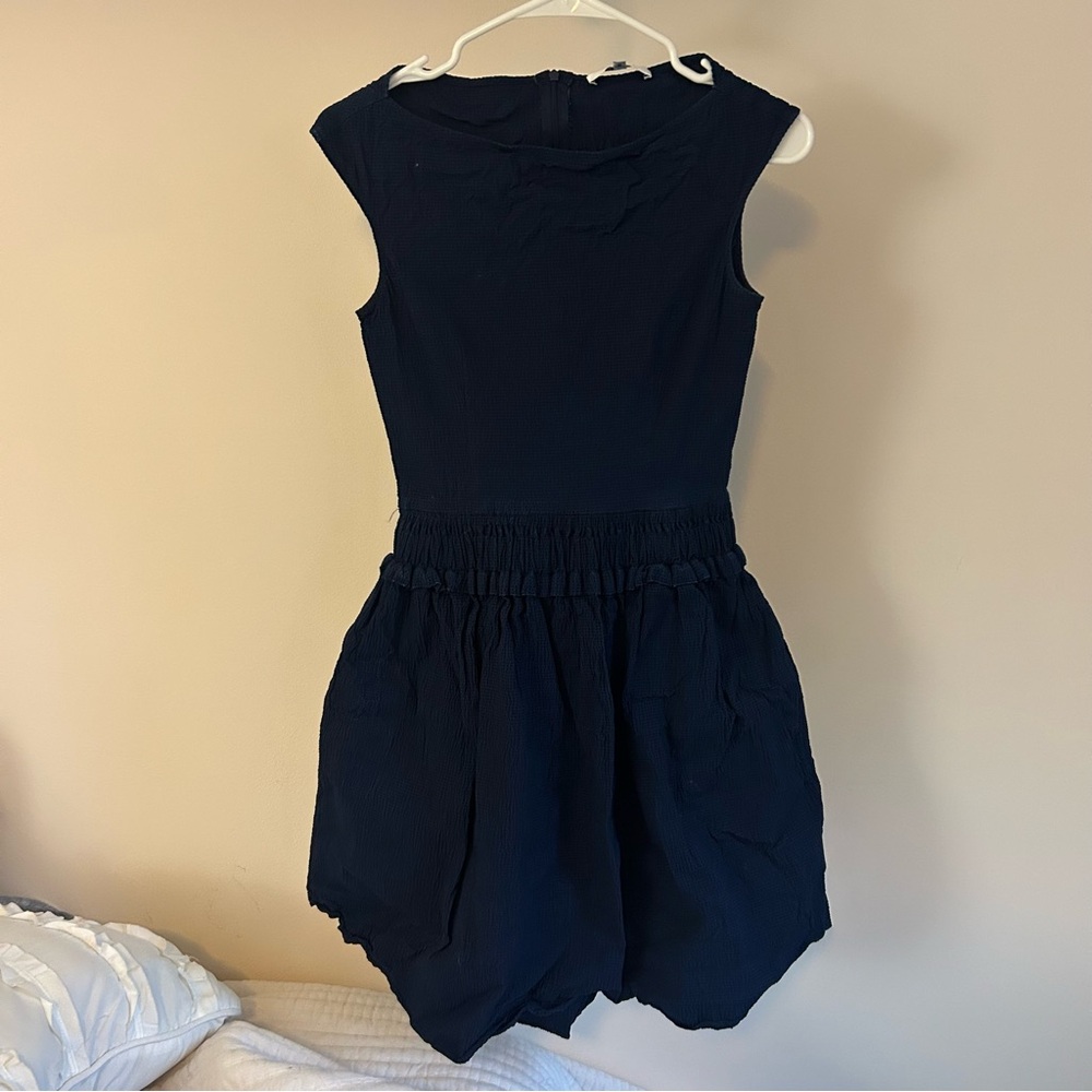 Carven navy blue mini dress 38